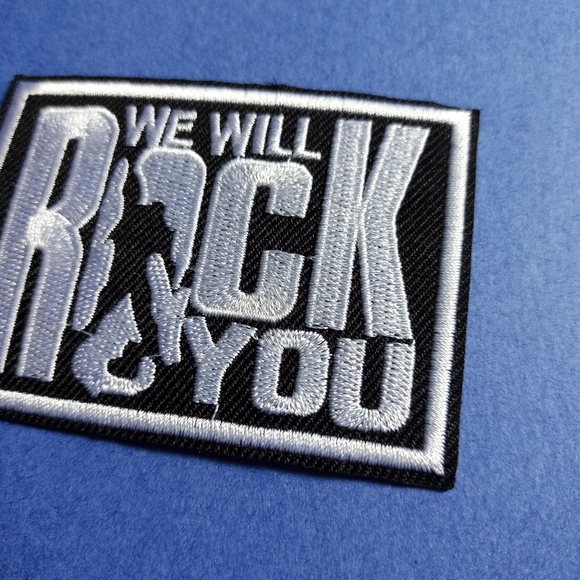 Queen We Will Rock You Iron On Patch - Picture 2 of 4